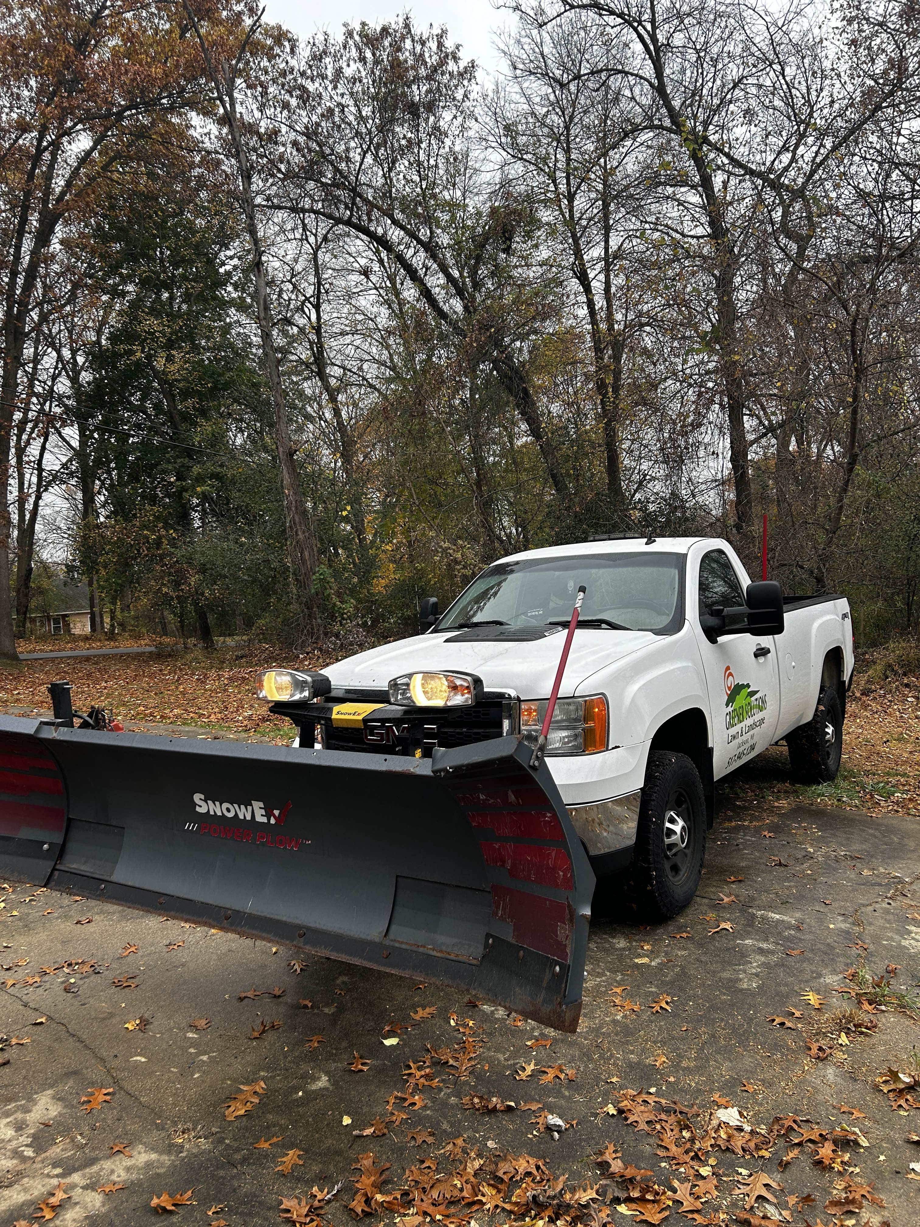 SnowEx plow truck ready for winter